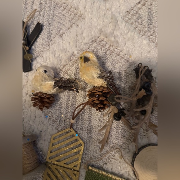 Boho neutral bundle of Christmas tree ornaments - Picture 12 of 14